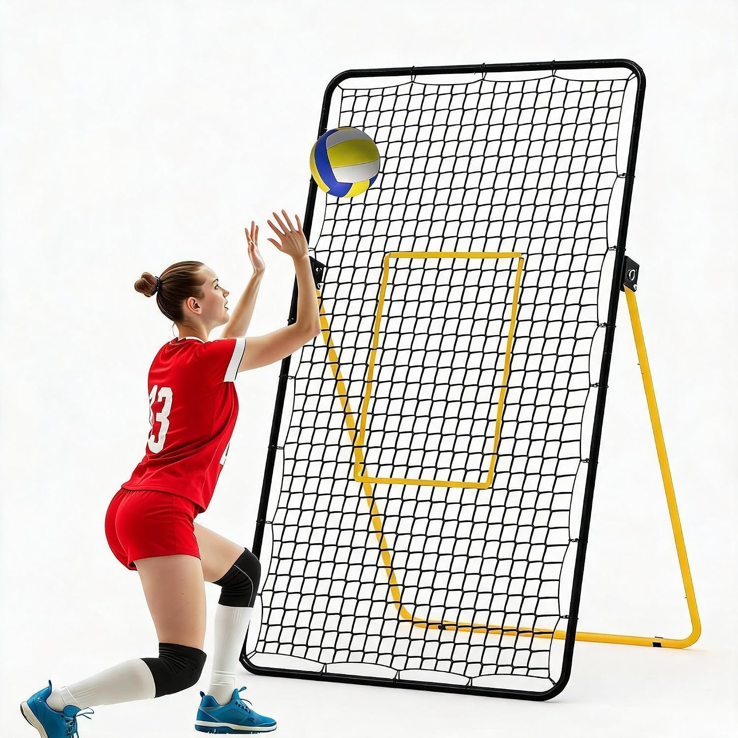 Sports Equipment Volleyball - Jaring Pengembalian Bola Voli 7x4ft, Peralatan