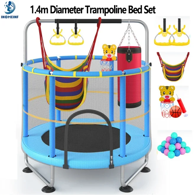 Sports Equipment Stores - Set tempat tidur trampolin 55 inci,