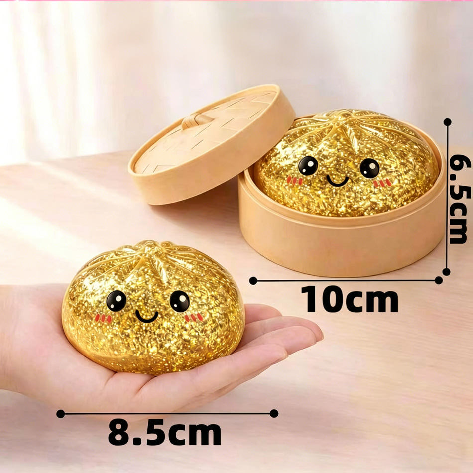 Sports Equipment Box - Dumpling Glitter Warna-warni 6 Model, Squishy