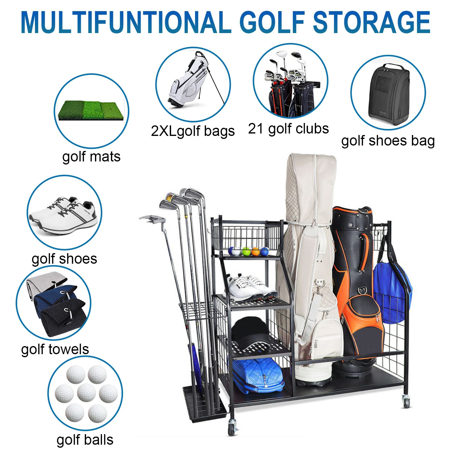 Rak Organizer Garasi Penyimpan - Sports Equipment Garage Organizer ulasan dan harga