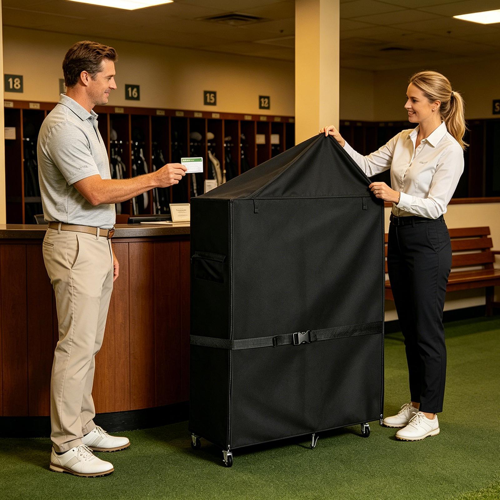 Penutup Stand Tas Golf Oxford  - Sports Equipment Garage Organizer ulasan dan harga