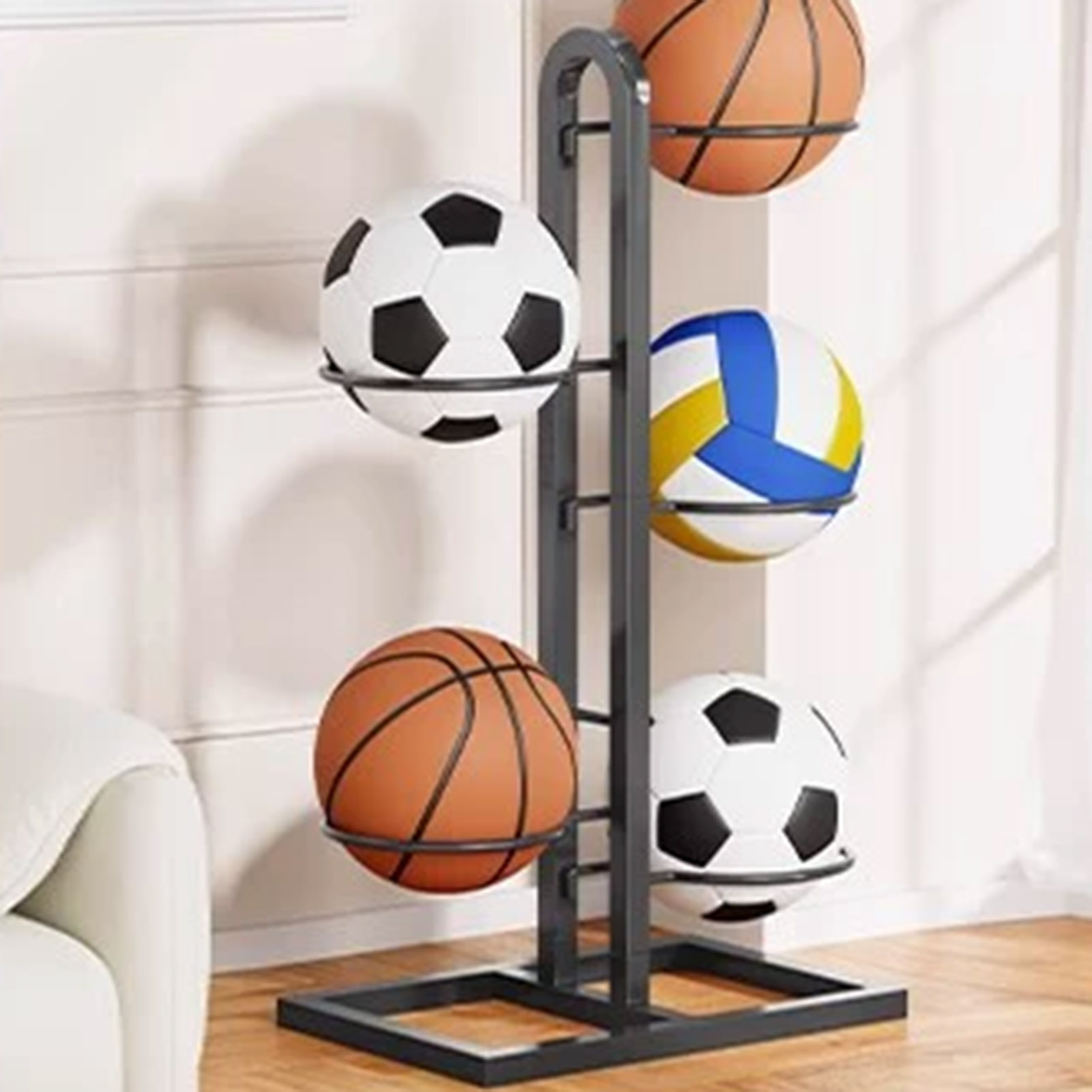 Rak Basket Lipat Organizer Pen - Sports Equipment Garage Organizer ulasan dan harga