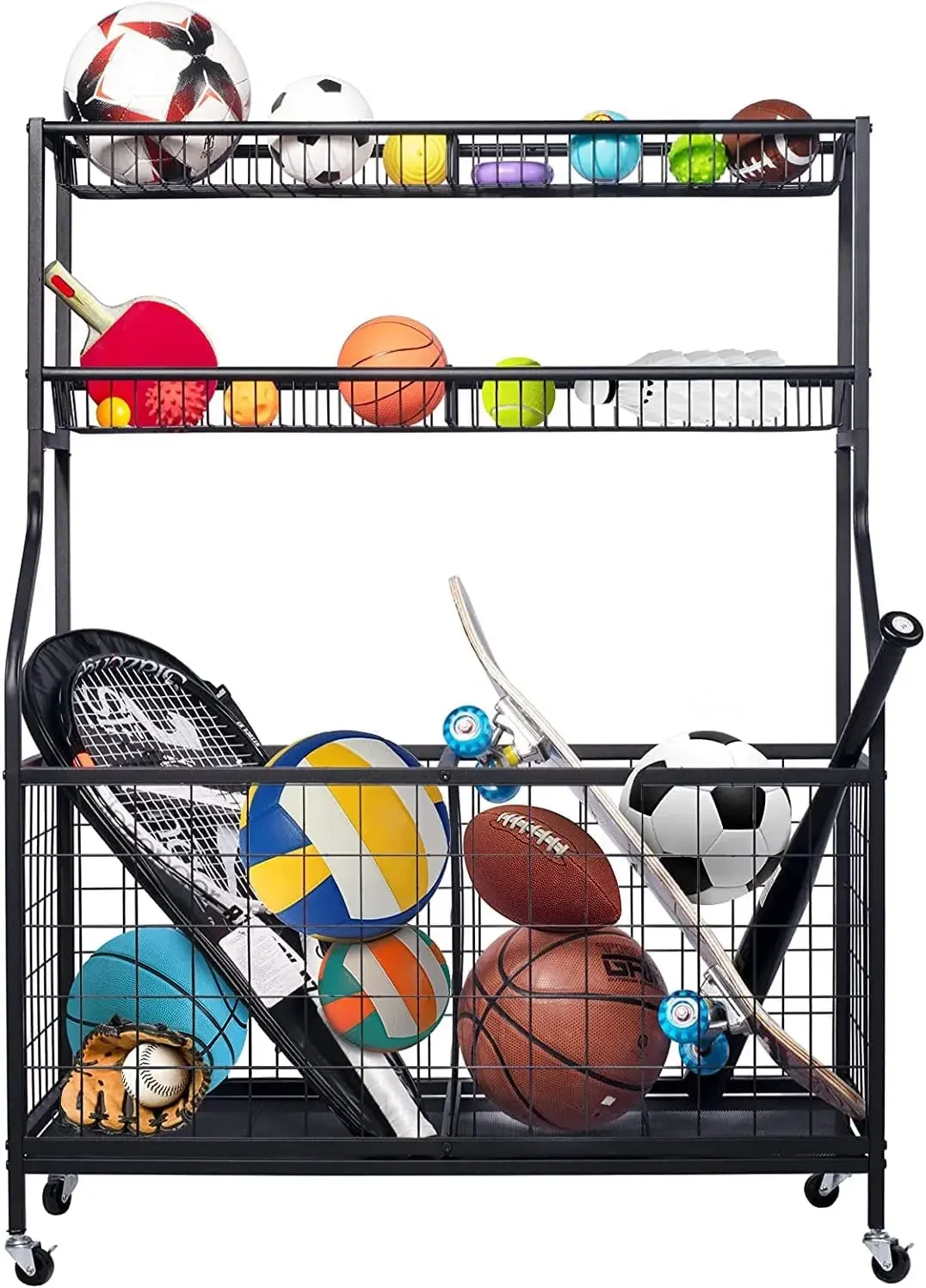 Organizer Penyimpanan Peralata - Sports Equipment Garage Organizer ulasan dan harga