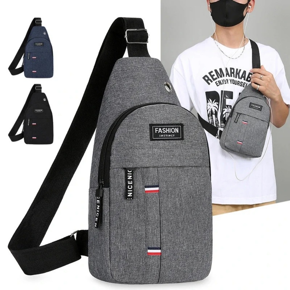 Tas Selempang Dada Kanvas Taha - Sports Equipment Box ulasan dan harga
