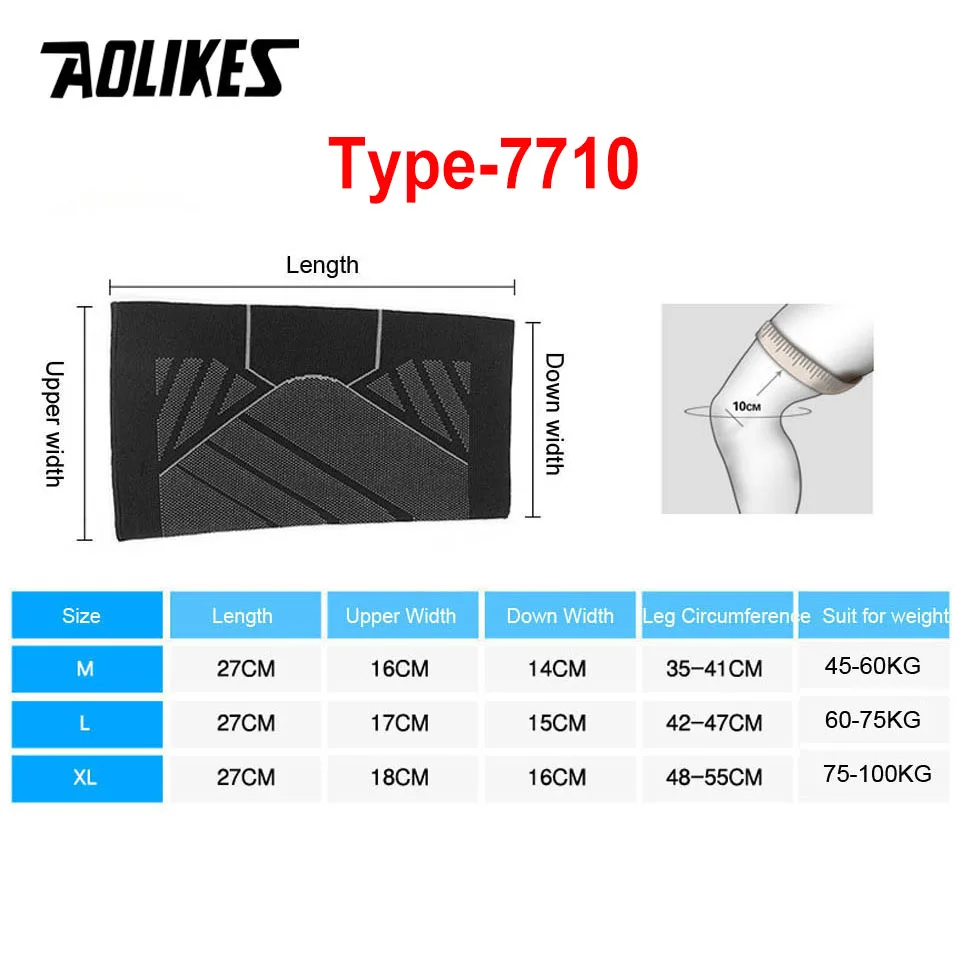 AOLIKES penjepit lutut kompres - Sports Equipment Volleyball ulasan dan harga