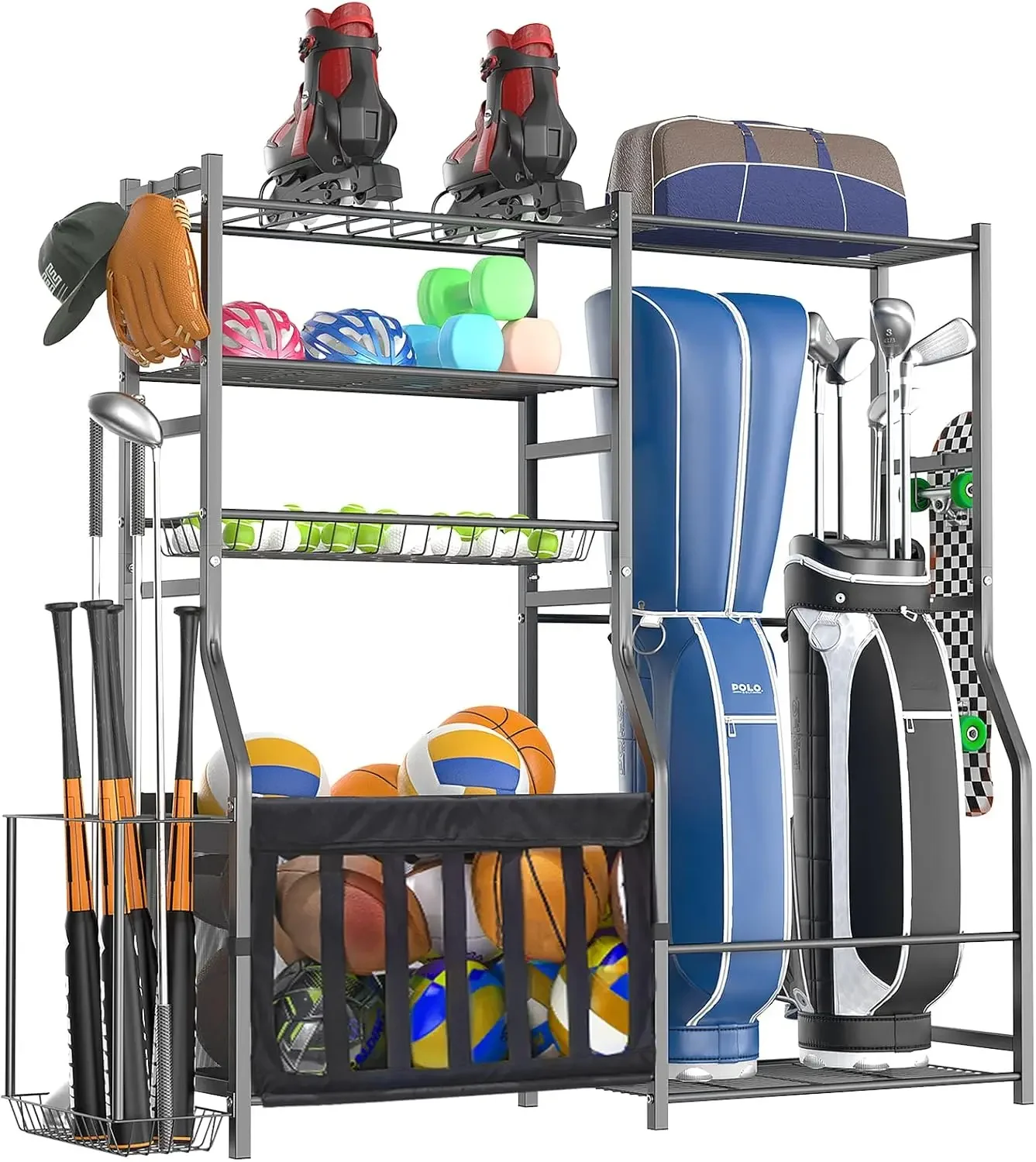 Organizer Peralatan Olahraga G - Sports Equipment Garage Organizer ulasan dan harga