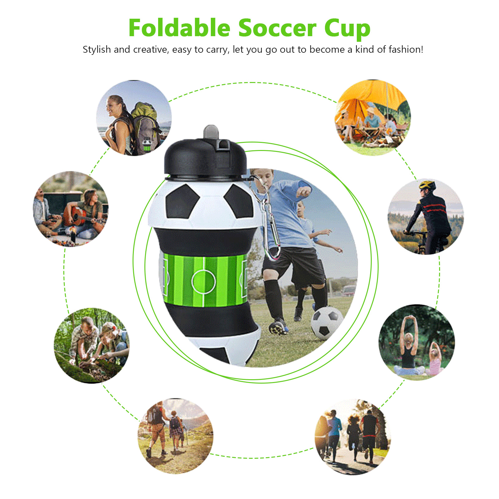 Botol Air Sepak Bola Lipat 550 - Sports Equipment Stores ulasan dan harga