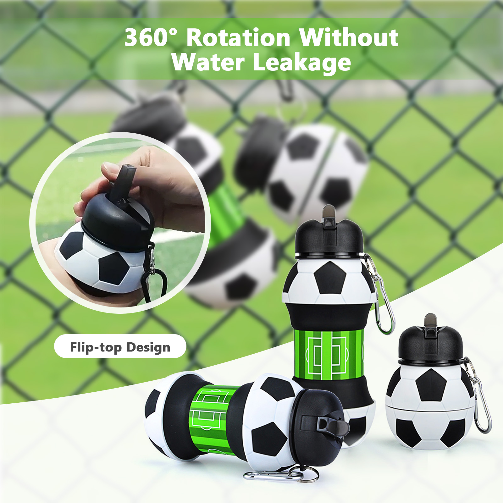 Botol Air Sepak Bola Lipat 550 - Sports Equipment Stores ulasan dan harga